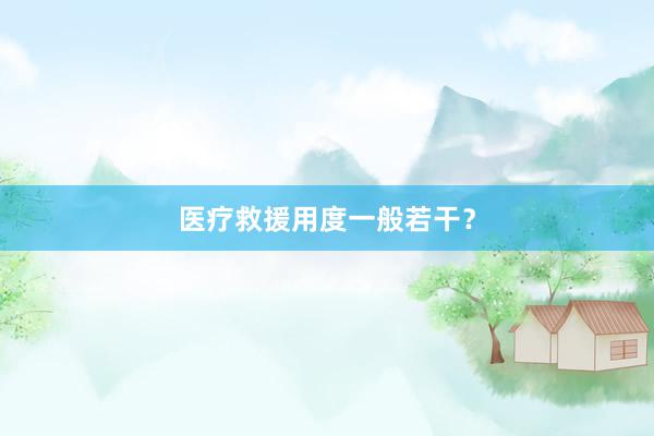 医疗救援用度一般若干？
